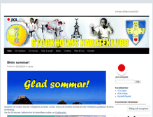 Tablet Screenshot of karatestockholm.com